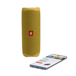 JBL Flip 5 Portable Waterproof Bluetooth Speaker - Mustard Yellow