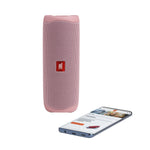 JBL Flip 5 Portable Waterproof Bluetooth Speaker - Pink