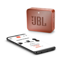 JBL Go 2 Bluetooth Portable Speaker - Cinnamon