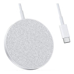 Anker - PowerWave Select+ Magnetic Charging Pad - Silver