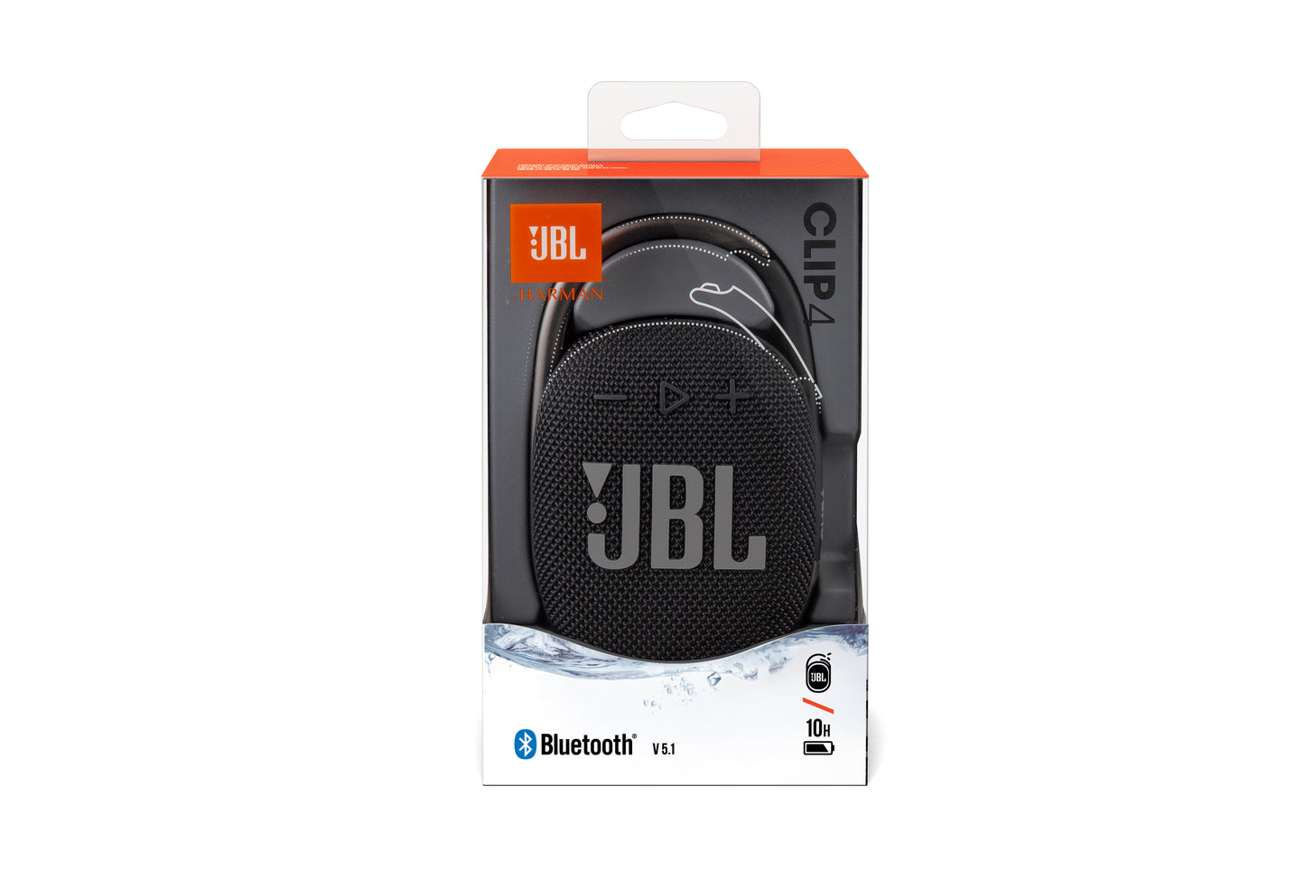 JBL Clip 4 Ultra-Portable Waterproof Speaker - Black