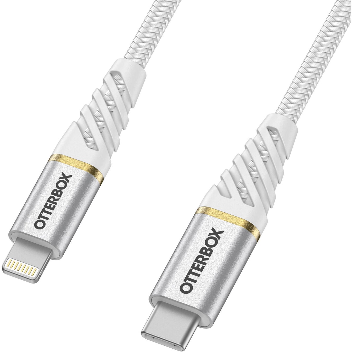 Otterbox Fast Charge Premium Lightning To USB-C 2M Cable - White