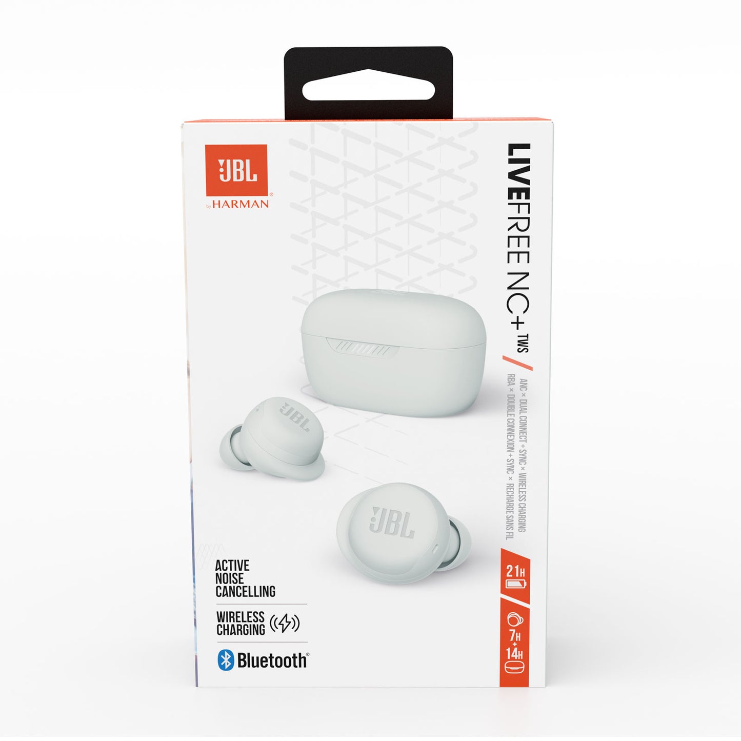 JBL Live Free Nc Plus True Wireless Noise Cancelling Earbuds - White*