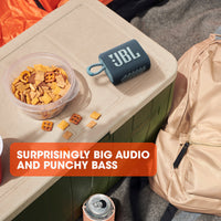 JBL Go 3 Portable Bluetooth Speaker - Gray