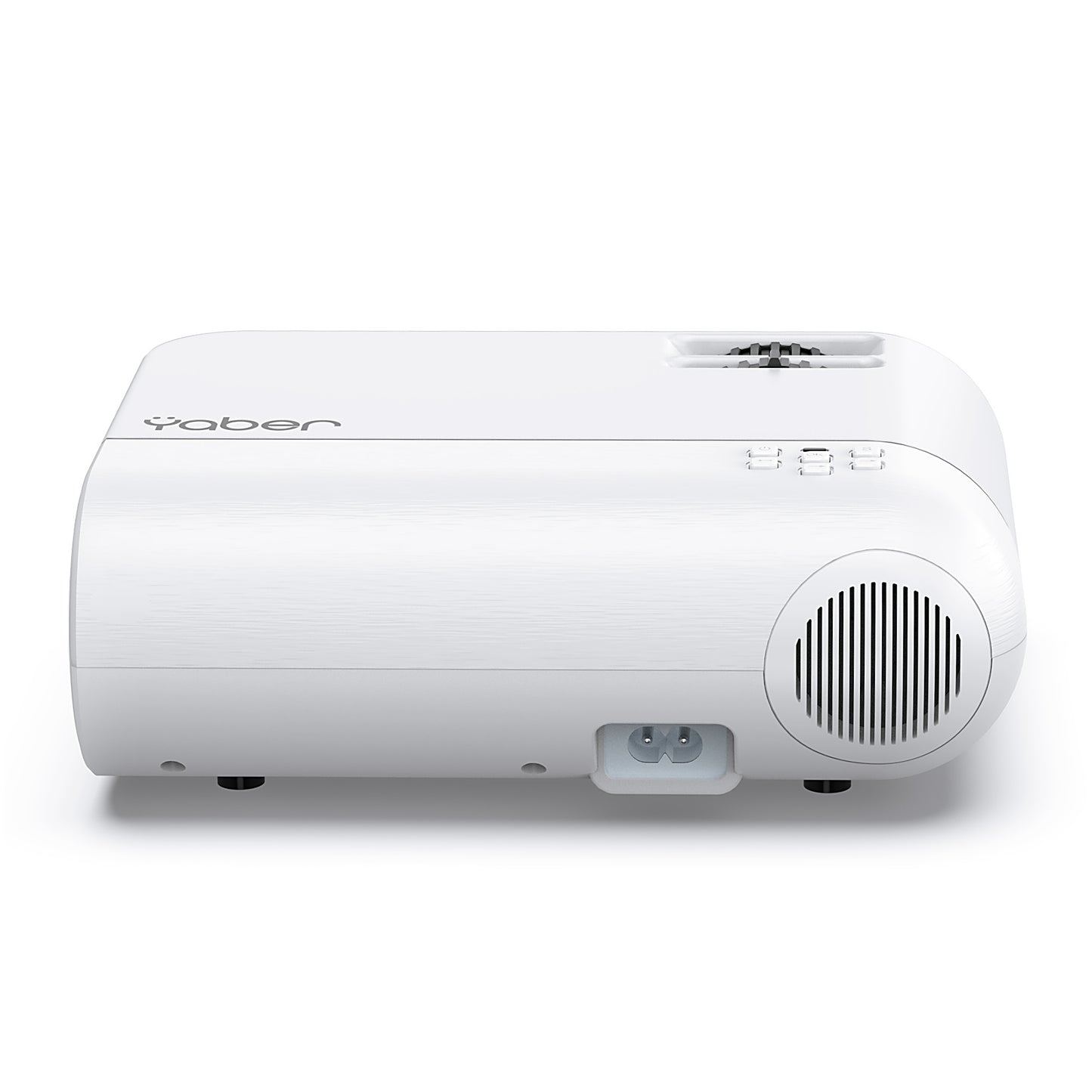 Yaber U2 720P Entertainment LCD Projector with Projector Screen - White