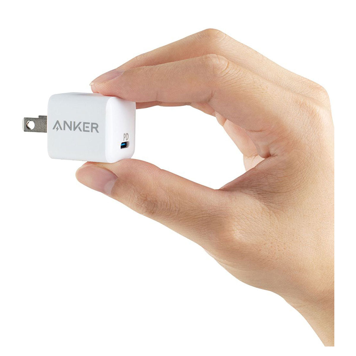 Anker - Powerport PD Nano 20W High Speed USB-C Fast Wall Charger - White