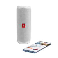 JBL Flip 5 Portable Waterproof Bluetooth Speaker - White